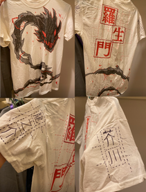 HAND-DRAWN graphic shirt
